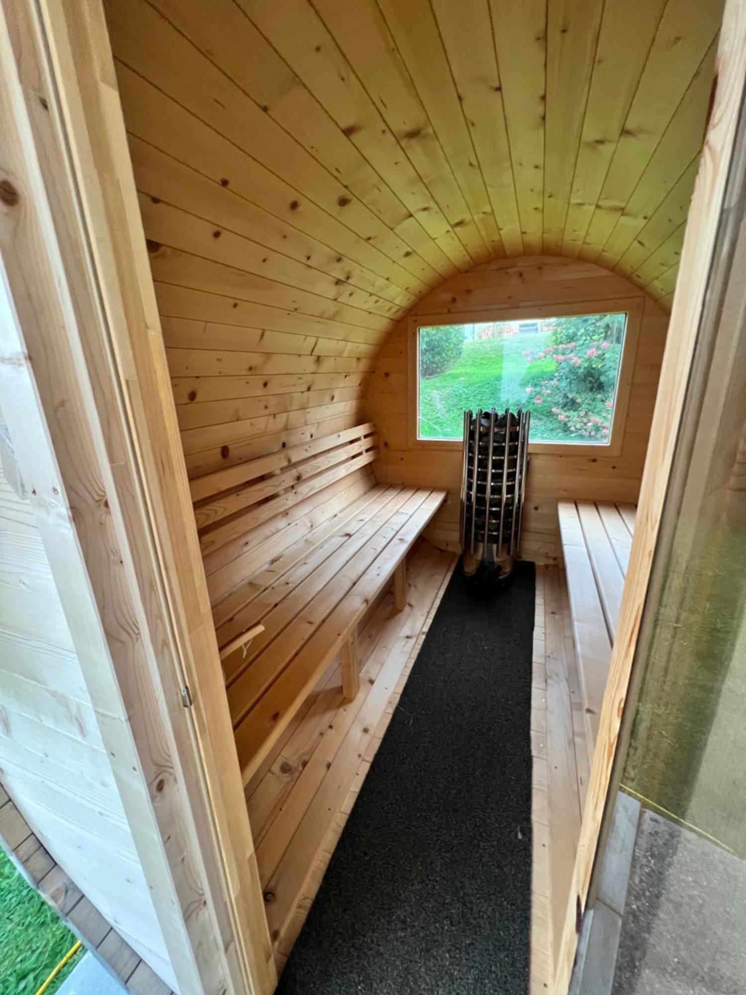 Ferienwohnung Steinbock Terrasse, Gartensauna, Garten, Grillplatz Stumm Luaran gambar